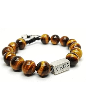 Pulsera Caos de plata Nabucco con acabado brillante