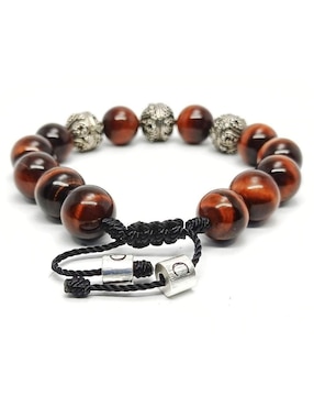 Pulsera Caos de plata Nabucco con acabado brillante