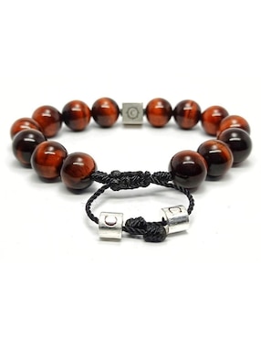 Pulsera Caos de plata Nabucco con acabado brillante