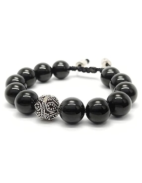 Pulsera Caos de plata Nabucco con acabado brillante