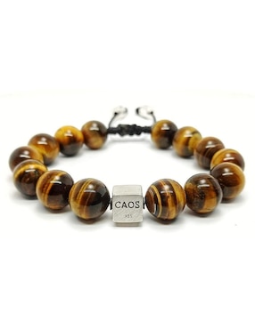 Pulsera Caos de plata Nabucco con acabado billante