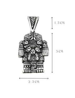 Dije rectangular Vadalú Plata méxico de plata P 925