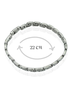 Pulsera Vadalú Plata con acabado brillante
