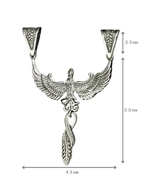 Dije de aves Vadalú Plata fantasía de plata P 925