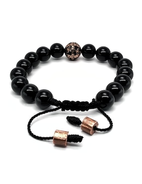 Pulsera Caos de plata Baalam con acabado baño de oro