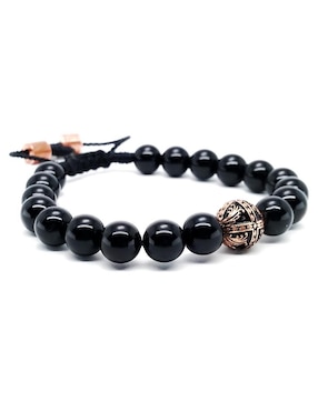 Pulsera Caos de plata Baalam con acabado baño de oro