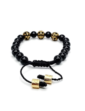 Pulsera Caos de plata Baalam con acabado baño de oro