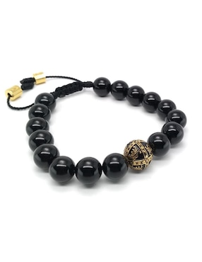 Pulsera Caos de plata Baalam con acabado baño de oro