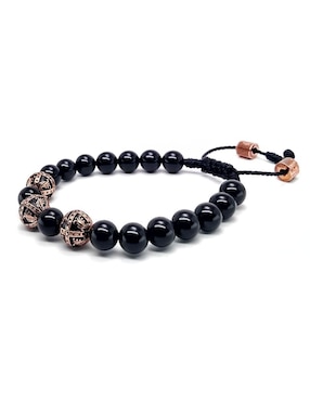 Pulsera Caos de plata Baalam con acabado baño de oro