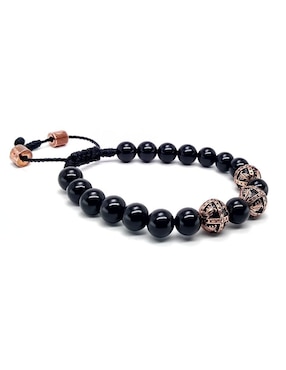 Pulsera Caos de plata Baalam con acabado baño de oro