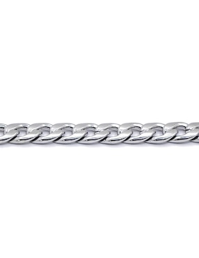 Pulsera Boscaini Estilo Cubana con acabado brillante