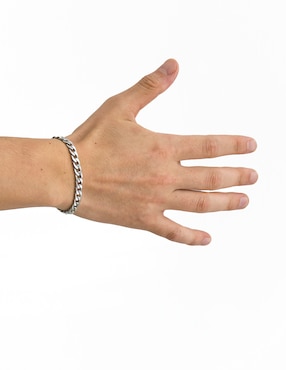 Pulsera Boscaini Estilo Cubana con acabado brillante