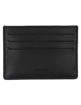 Tarjetero Lacoste de piel para hombre
