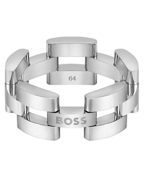 Anillo De Eslabones HUGO BOSS De Acero Inoxidable