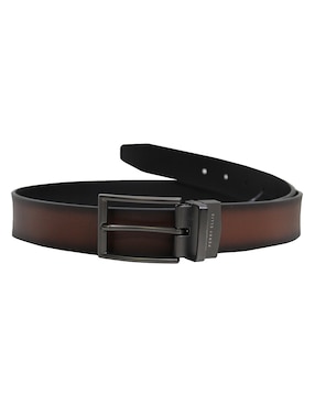 Cinturón Perry Ellis de piel para hombre