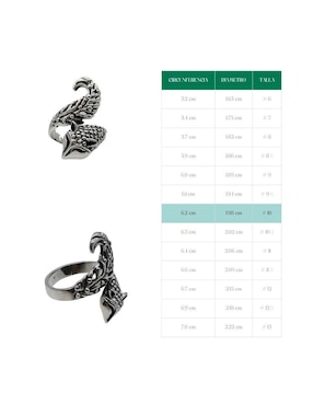 Anillo Vadalú Plata Animales P 925 de plata brillante