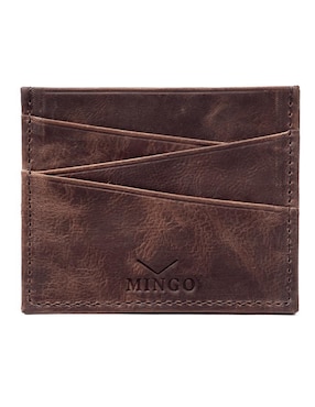 Tarjetero Mingo de cuero para hombre
