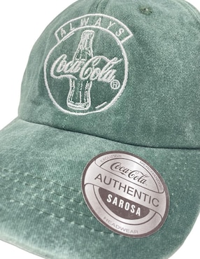 Gorra con visera curva casual Sarosa Coca Cola Retro