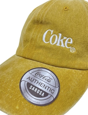 Gorra con visera curva casual Sarosa Coke