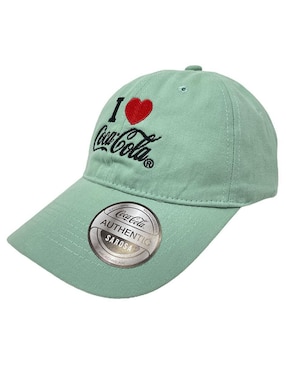 Gorra con visera curva casual Sarosa I Love Coca-Cola