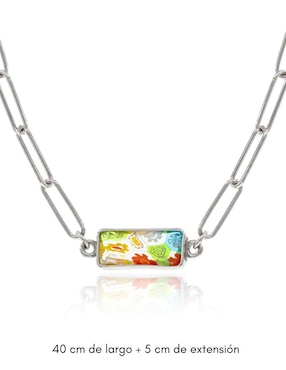 Collar Clio Blue de plata P 925