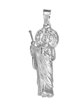 Dije De Figura Horoz San Judas Tadeo De Plata P 925 Zirconia