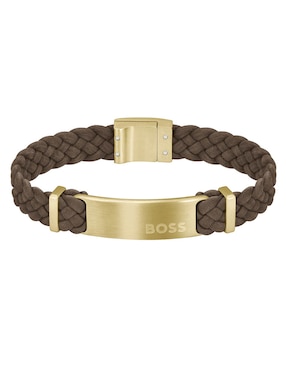 Pulsera HUGO BOSS De Piel Con Acabado Mate