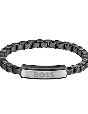 Pulsera Hugo Boss De Acero Inoxidable Devon Con Acabado Brillante