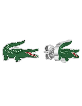 Broqueles de caimán Lacoste Arthor con acabado esmaltado