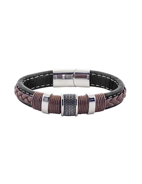 Pulsera Kpenko de piel Vikinga con acabado brillante