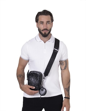 Bolsa bandolera Boroni para hombre