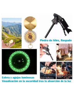 Set llavero defensa personal Genérica