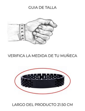 Pulsera Boscaini con acabado brillante