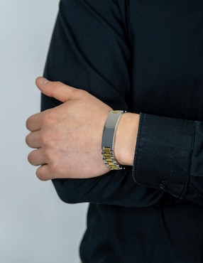 Pulsera Boscaini con acabado pulido