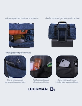 Maleta deportiva Luckman Mochilas