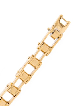 Pulsera Boscaini Estilo Cadena De Bicicleta con acabado pulido