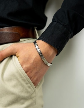 Pulsera Boscaini con acabado pulido