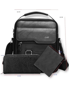 Bolsa bandolera Genérica de cuero para hombre