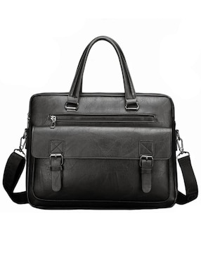 Maletín porta laptop Genérica 14 pulgadas de cuero