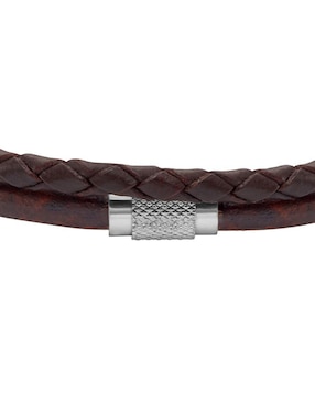 Pulsera Fossil All Stacked Up con acabado brillante