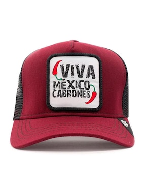 Gorra Con Visera Curva Pook Viva México Cabrones Adulto