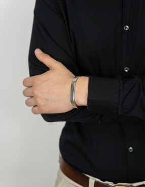 Pulsera Boscaini con acabado brillante