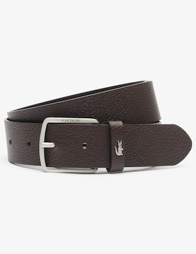 Cinturón Lacoste De Piel Para Hombre