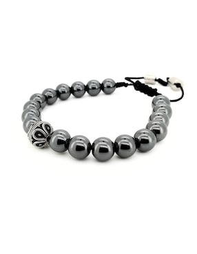Pulsera caos de plata P 925 Bloodstone con acabado brillante