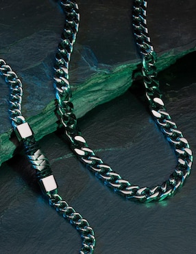 Pulsera Lotus Style Men Basic con acabado mate