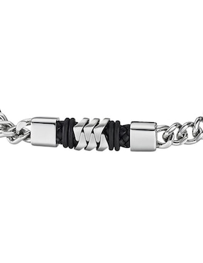 Pulsera Lotus Style Men Basic con acabado mate