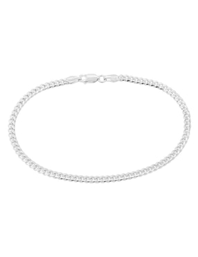 Pulsera Boscaini de plata P 925 Italiana con acabado baño rodio