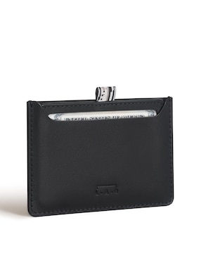 Tarjetero L - A - D de piel para hombre