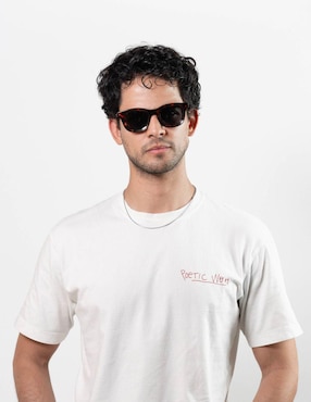 Lentes de sol Montica Retro Noir para hombre