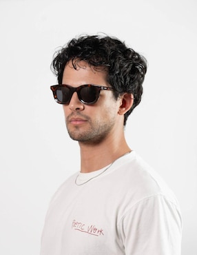 Lentes de sol Montica Retro Noir para hombre